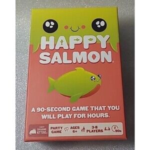Happy Salmon by Exploding Kittens Edition | Card Game | 3-8 Players